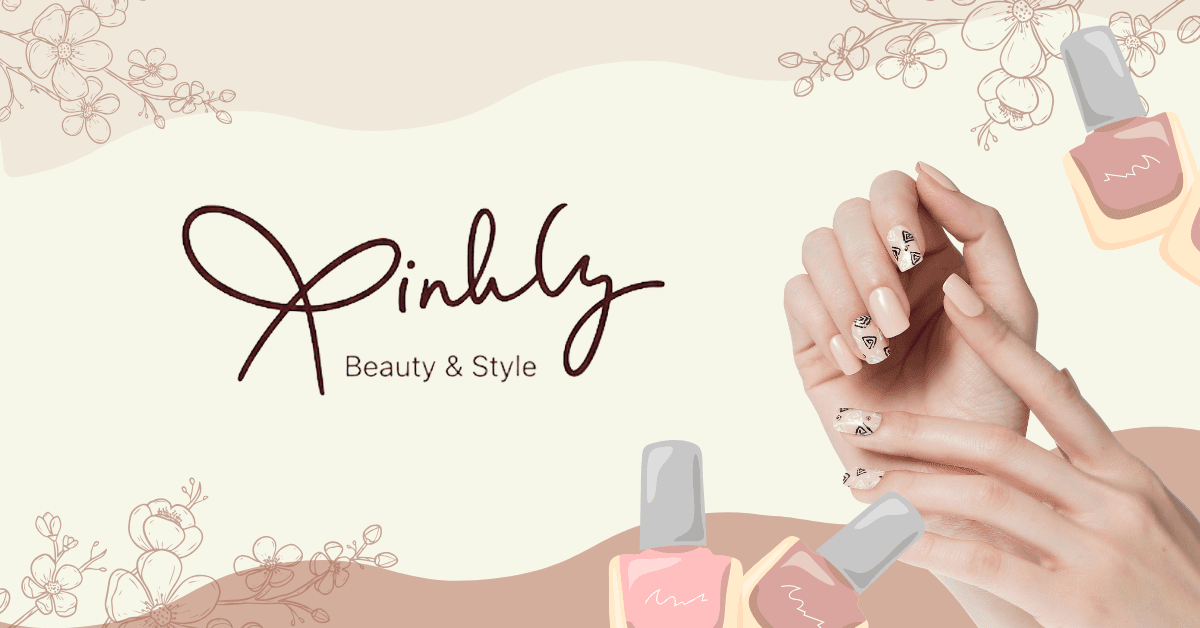 Xinhly Beauty and Style banner with a nude manicure