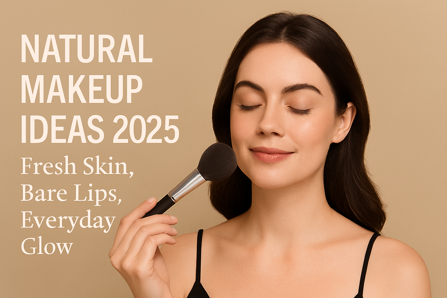 Natural Makeup Ideas 2025—Fresh Skin, Bare Lips, Everyday Glow