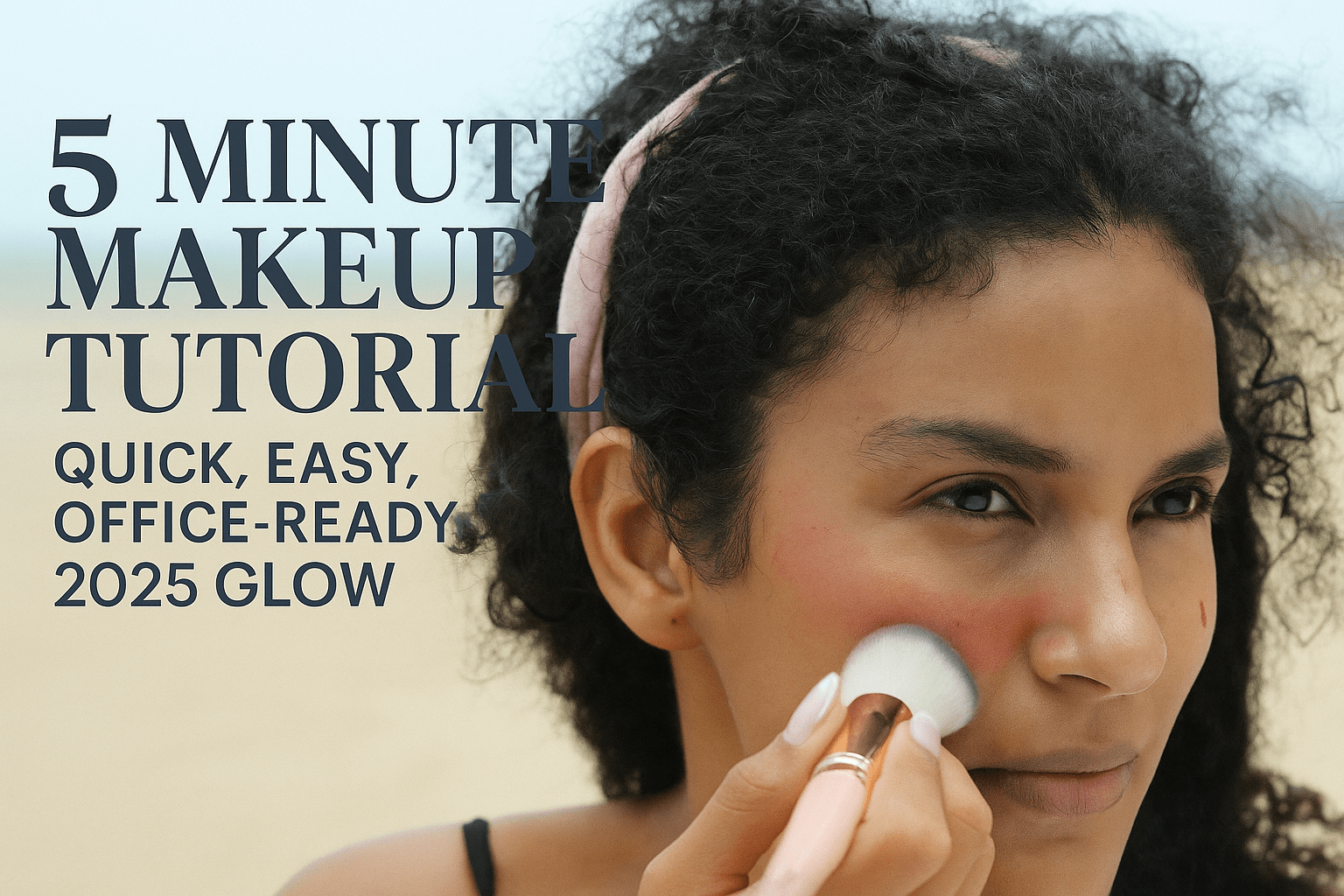 5 Minute Makeup Tutorial – Quick, Easy, Office-Ready 2025 Glow