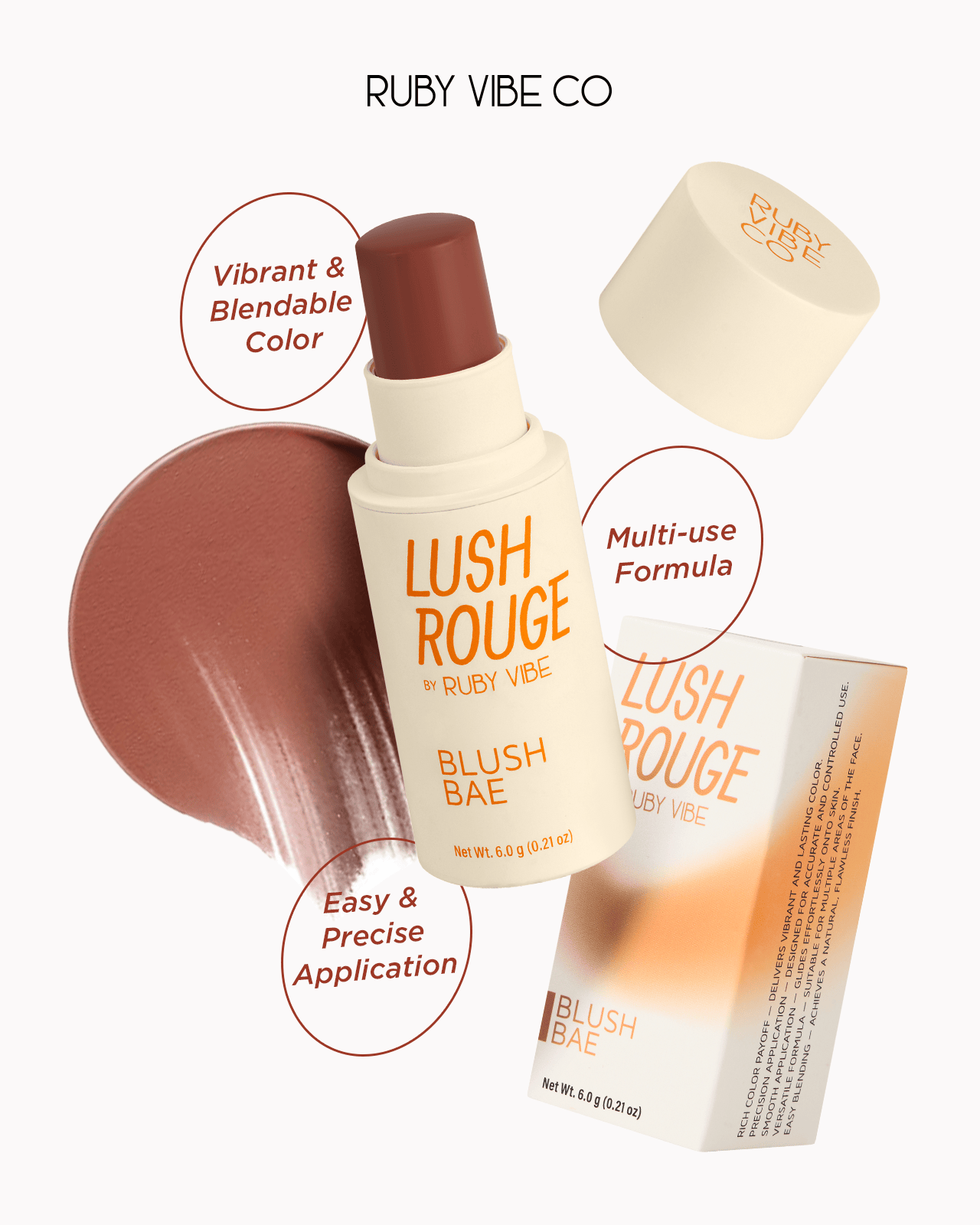 Ruby Vibe co Lush rouge 