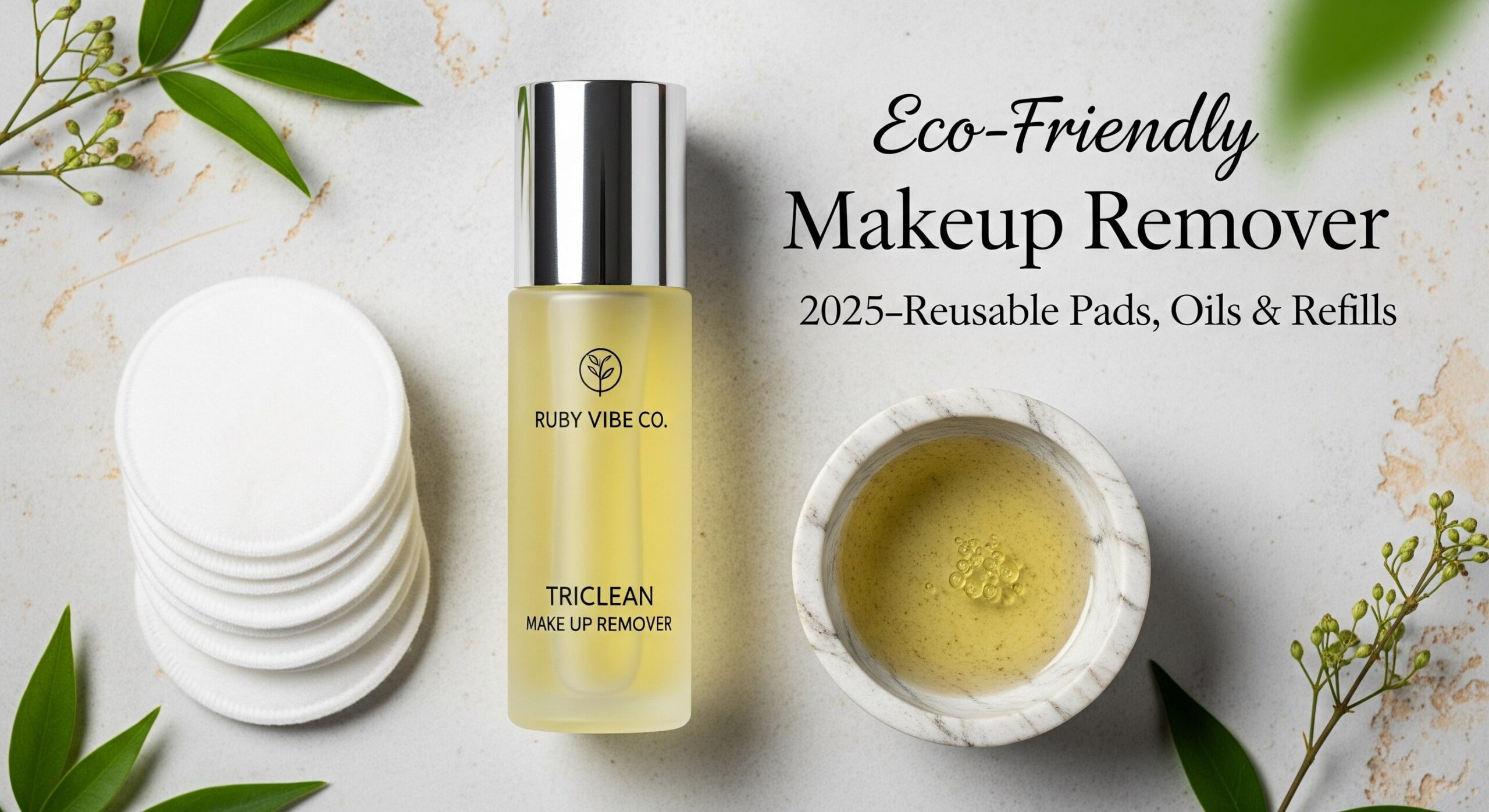 Eco-Friendly Makeup Remover 2025-Reusable Pads, Oils & Refills