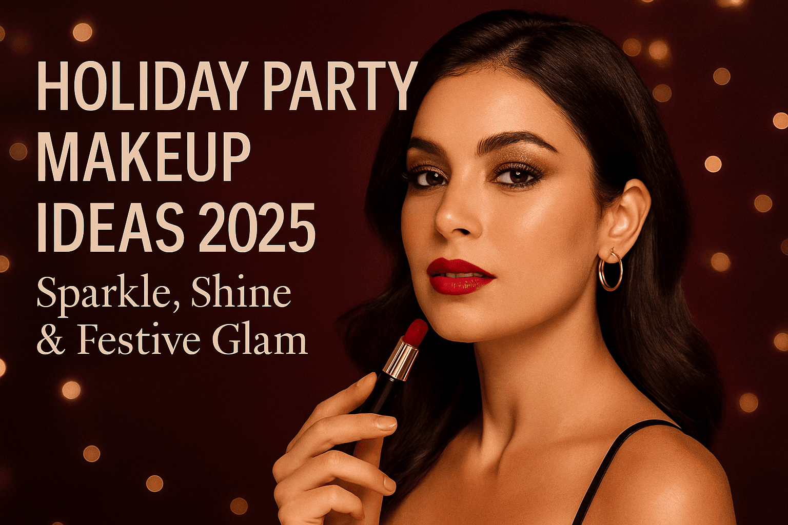 Holiday Party Makeup Ideas 2025—Sparkle, Shine & Festive Glam