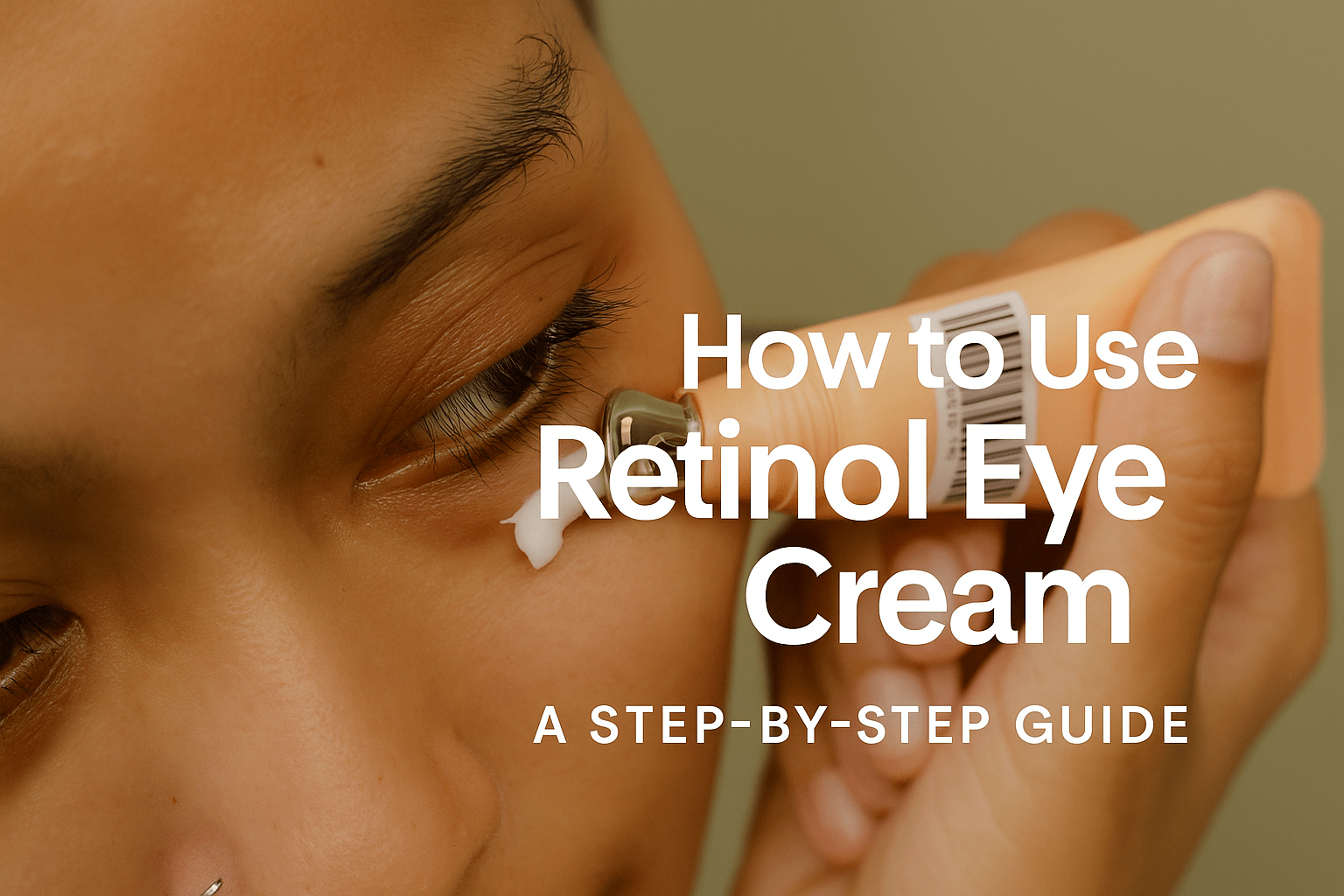 How to Use Retinol Eye Cream: A Step-by-Step Guide