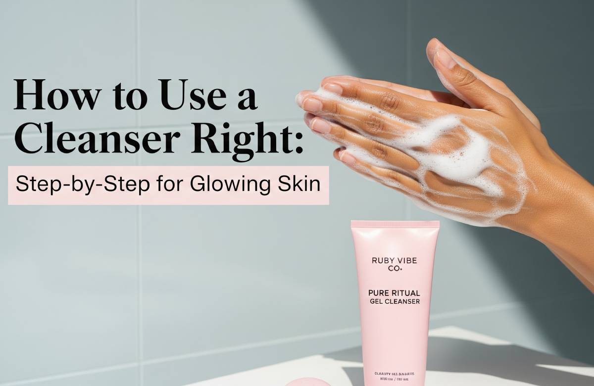 How to Use a Cleanser Right: Step-by-Step for Glowing Skin