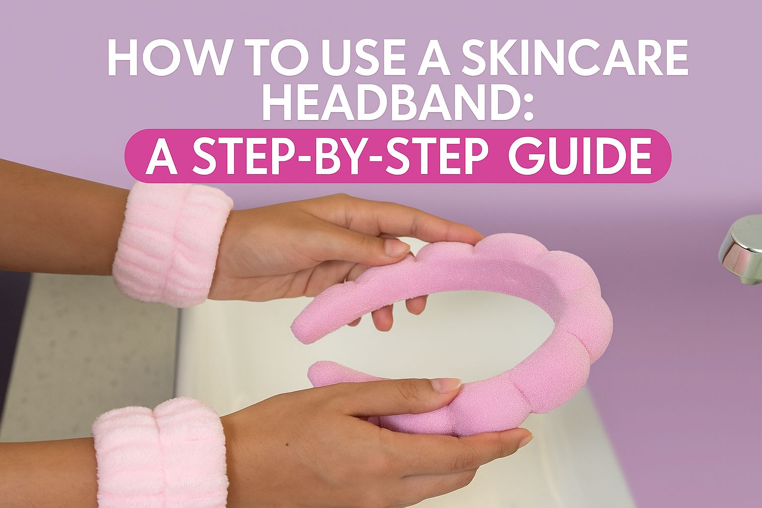 How to Use a Skincare Headband: A Step-by-Step Guide