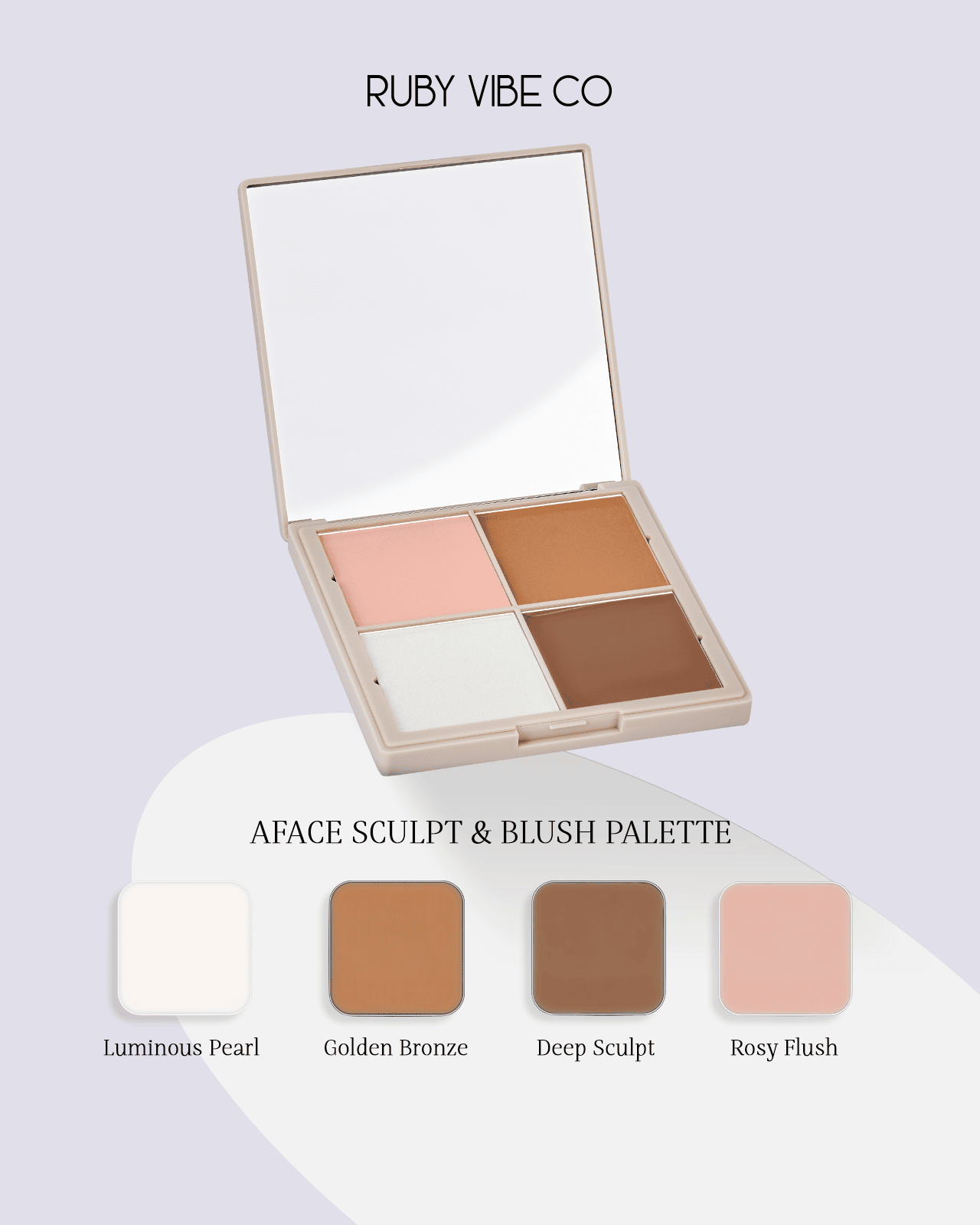 a face sculpt and blush palette 