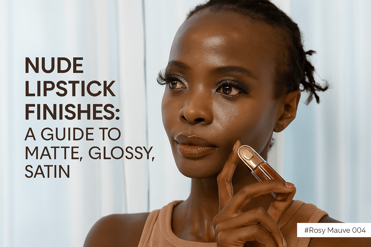 Nude Lipstick Finishes: A Guide to Matte, Glossy, Satin