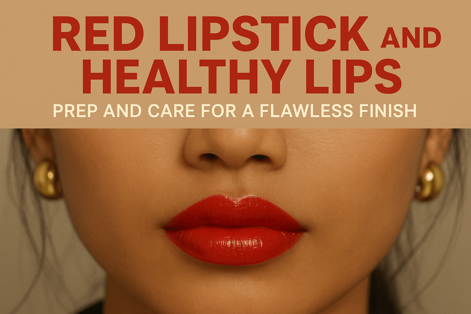 Red Lipstick and Healthy Lips: Prep and Care for a Flawless Finish