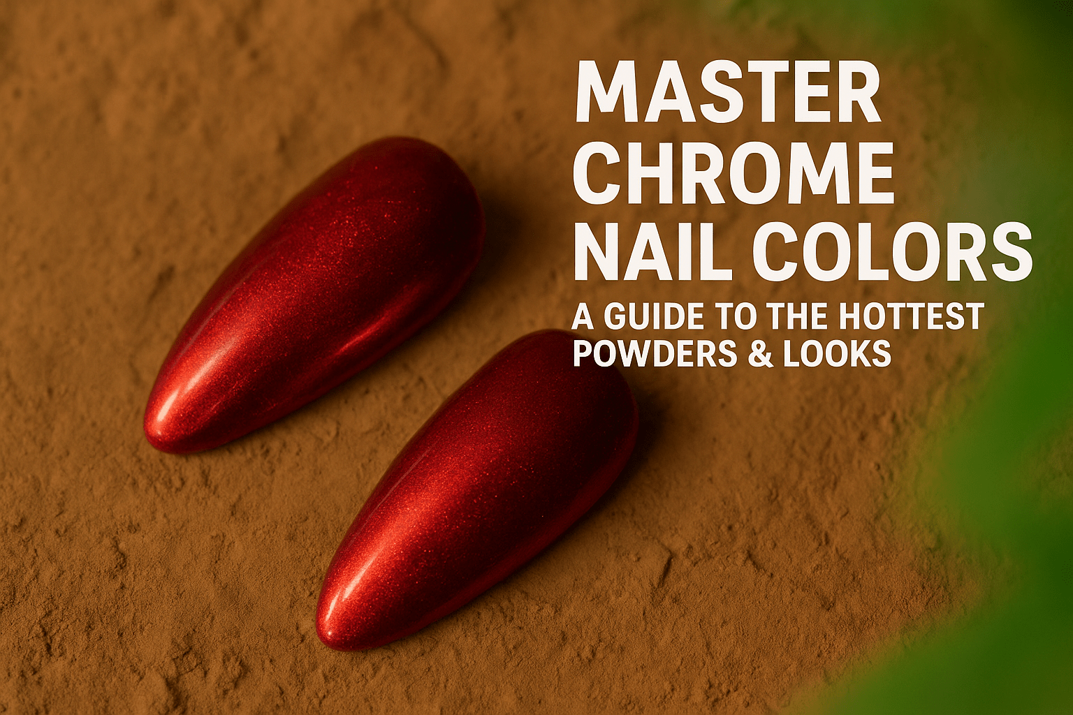 Chrome Nail Colors: A Guide to the Hottest Powders & Looks