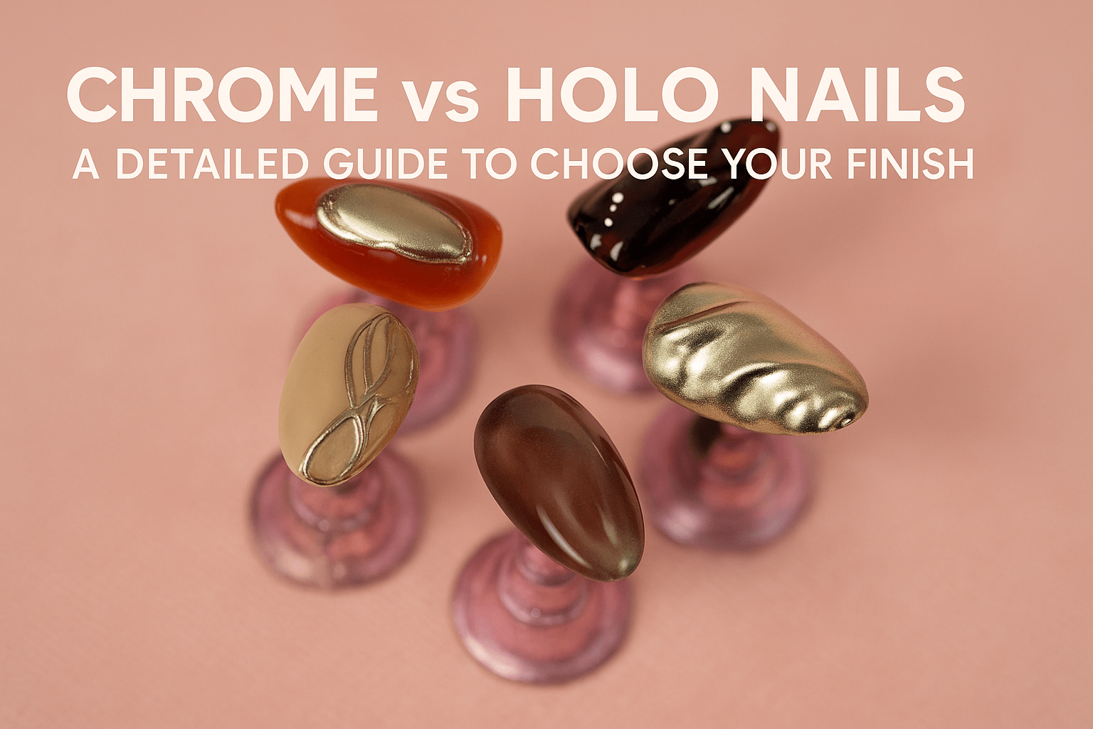 Chrome vs Holo Nails: A Detailed Guide to Choose Your Finish