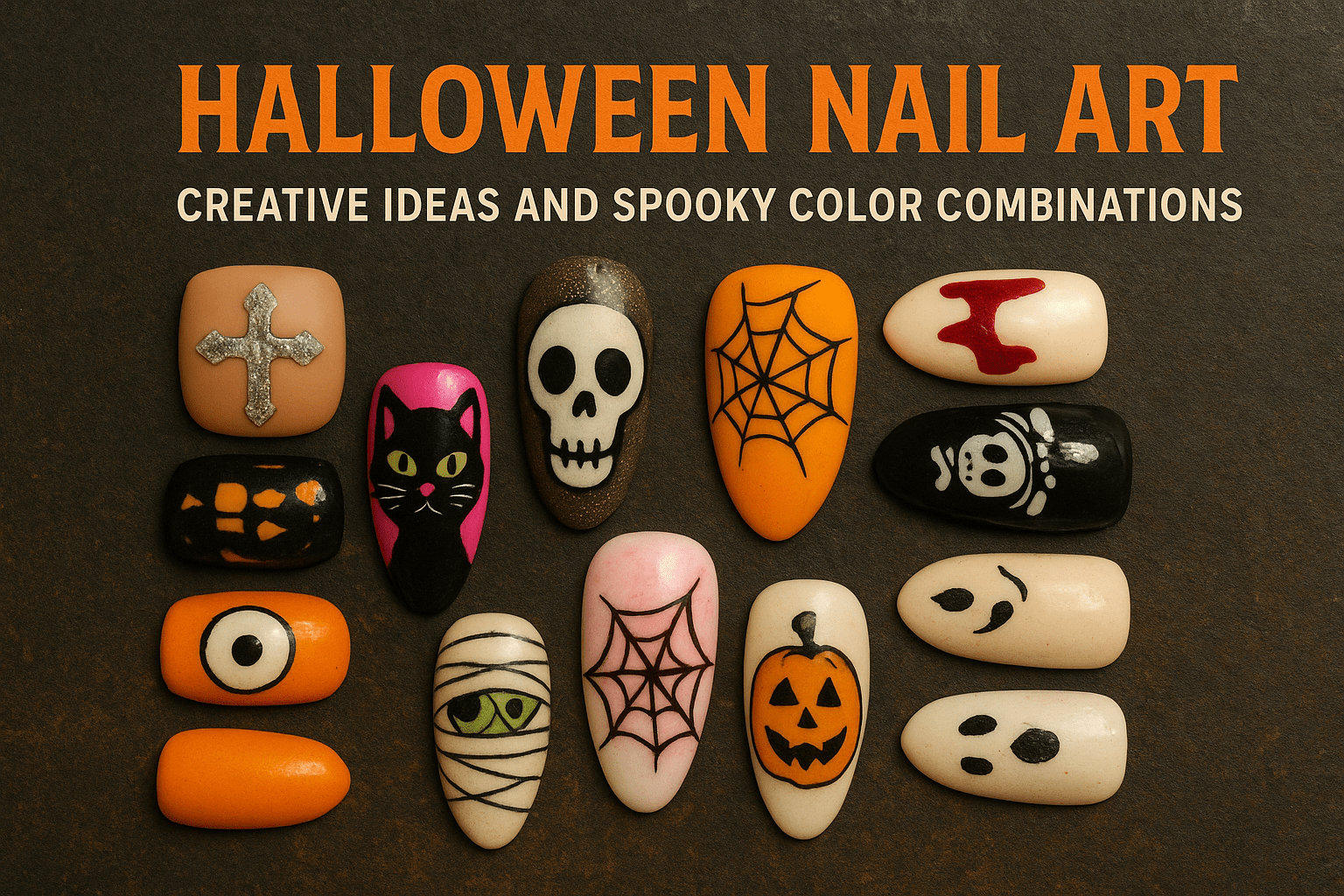 Halloween Nail Art: Creative Ideas and Spooky Color Combinations