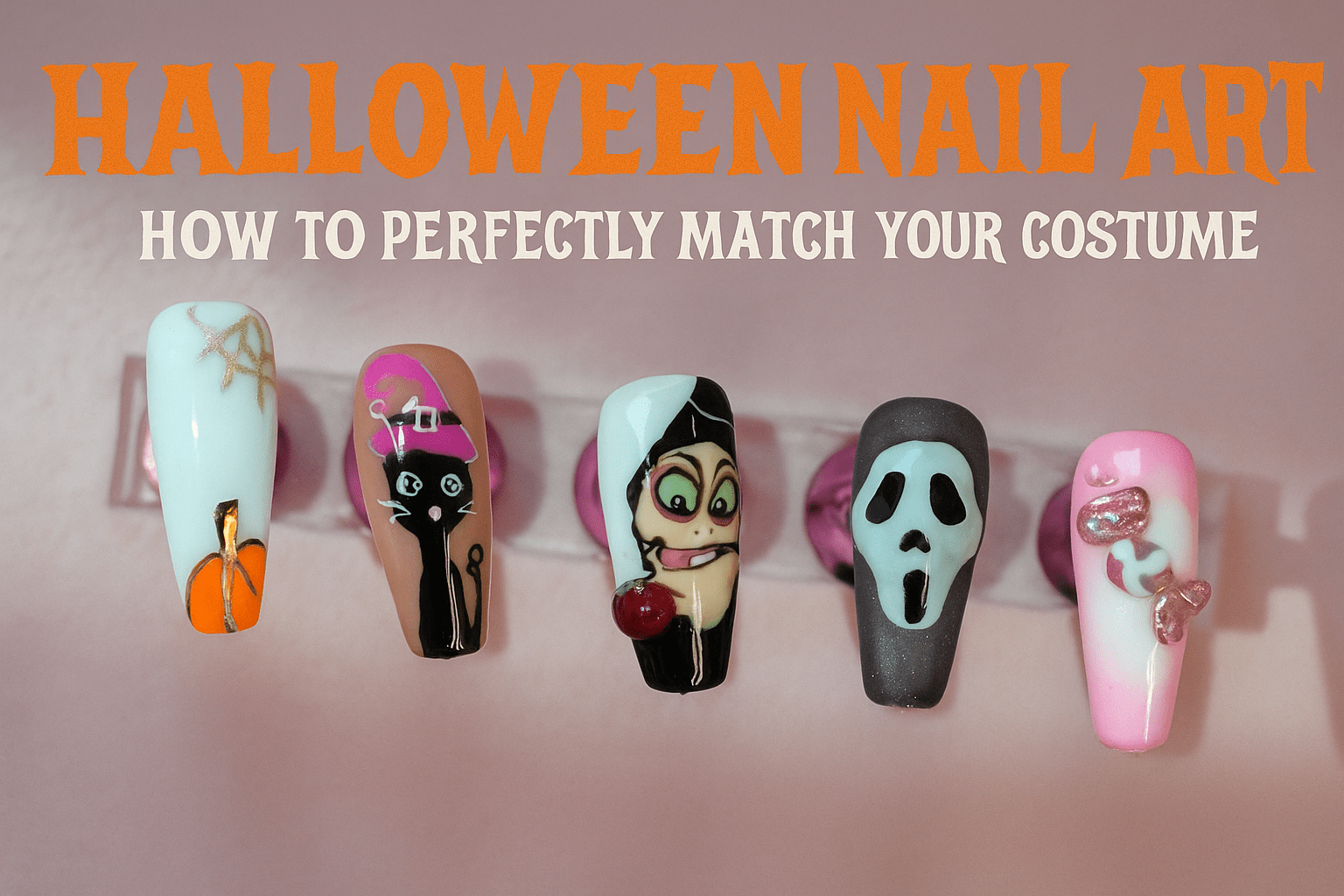 Halloween Nail Art: How to Perfectly Match Your Costume