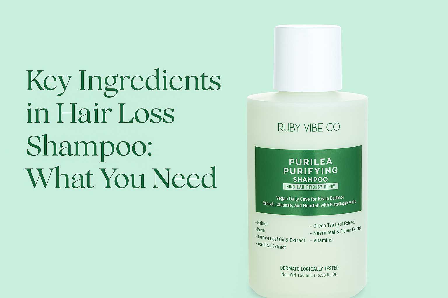 Key Ingredients in Hair Loss Shampoo: What You Need